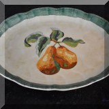 K51. Himark platter with 2 pears. 13”x18” - $14 